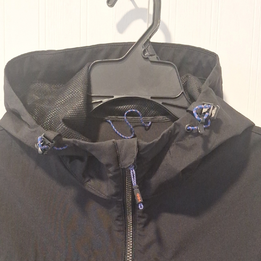 Hawke & Co Men's Black Hooded Jacket - Lightweight & Functional size S - Picture 6 of 9